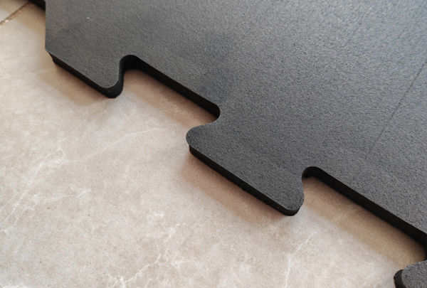 Pure black fine material floor mat